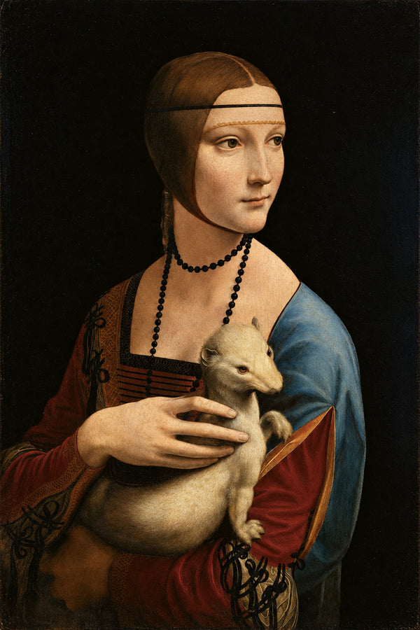 Quý Cô Và Chồn Trắng (Lady with an Ermine) — Tranh In Canvas Sang Trọng Quý Phái · Leonardo da Vinci
