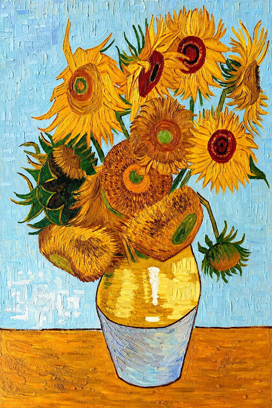 Hoa Hướng Dương Rực Rỡ (Sunflowers) — Tranh In Canvas Ấm Áp Lạc Quan · Vincent van Gogh