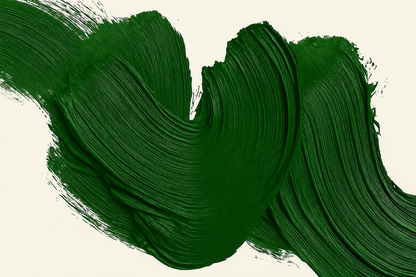 Sóng Xanh Cuộn Trào — Tranh Canvas Trừu Tượng Xanh Lá Năng Lượng